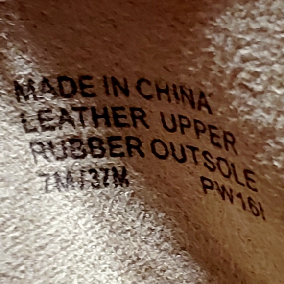 MICHAEL KORS Mercer Buckled Khaki Suede Leather Ankle Boots Size 7 - Picture 13 of 16